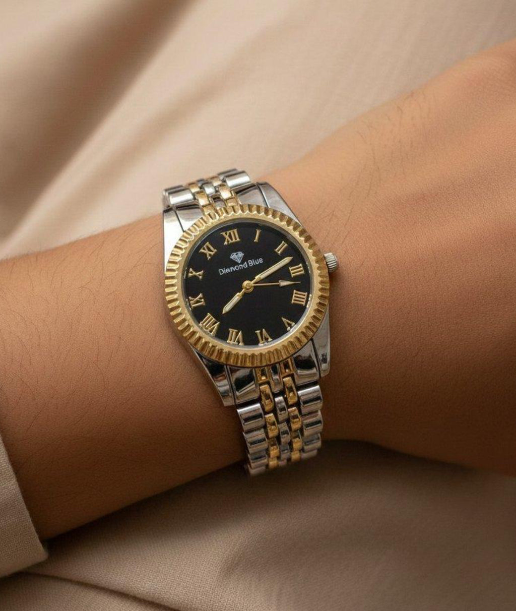Two-tone Silver & Gold Watch