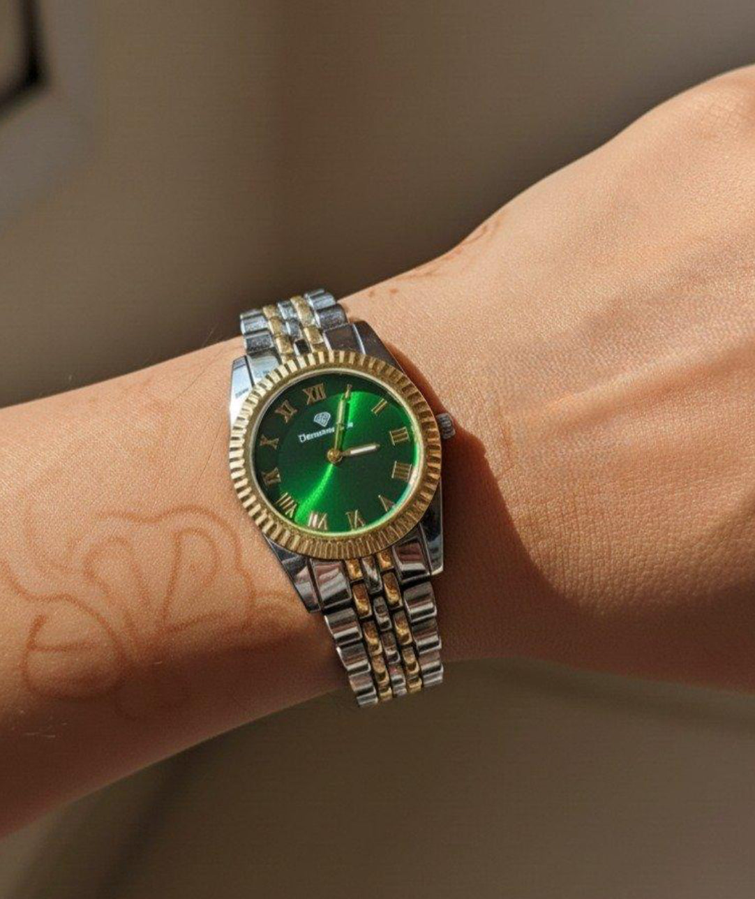 Two-tone Silver & Gold Watch